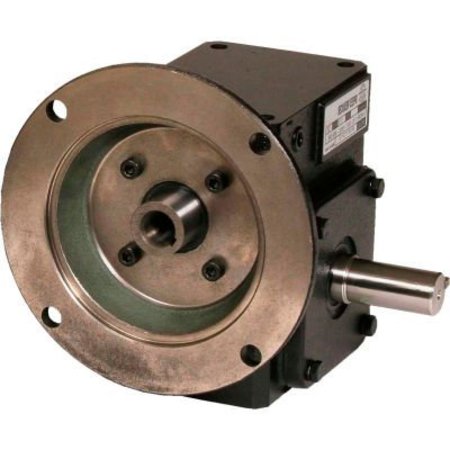 WORLDWIDE ELECTRIC Worldwide HdRF133-20/1-R-56C Cast Iron Right Angle Worm Gear Reducer 20:1 Ratio 56C Frame HdRF133-20/1-R-56C